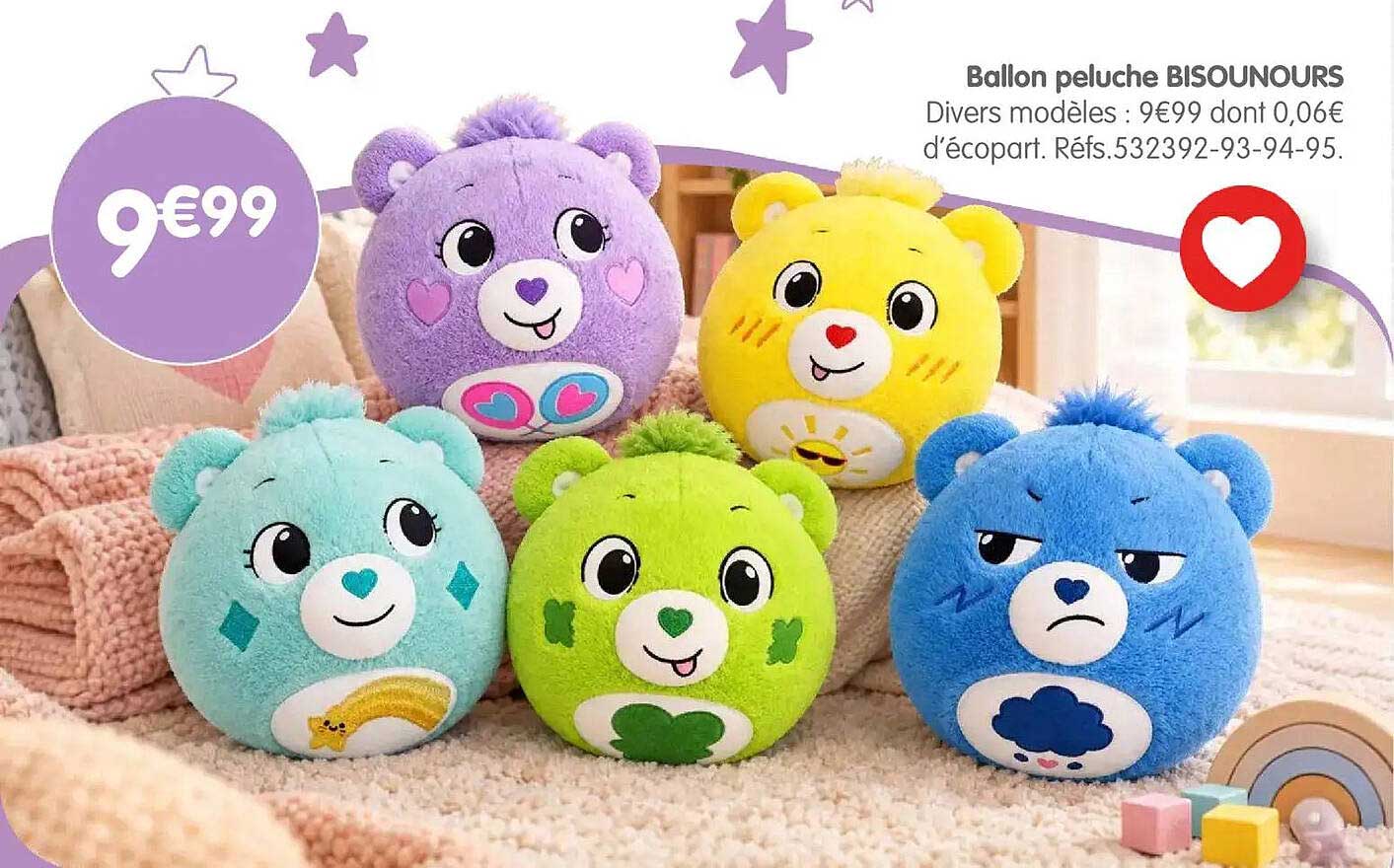 Ballon peluche BISOUNOURS