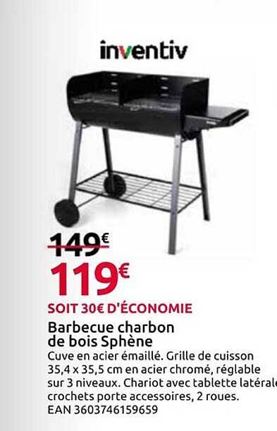 Barbecue charbon de bois Sphère