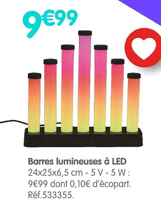 Barres lumineuses à LED