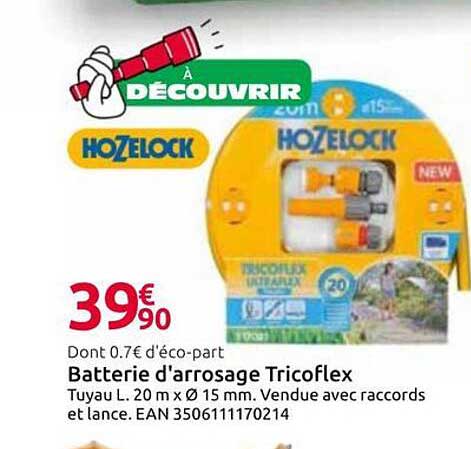 Batterie d'arrosage Tricoflex