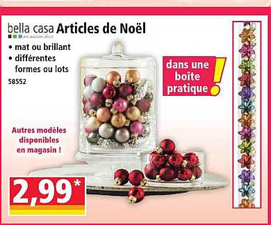 bella casa Articles de Noël