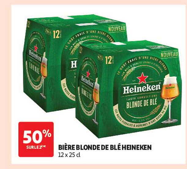 BIÈRE BLONDE DE BLÉ HEINEKEN