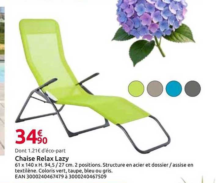 Chaise Relax Lazy