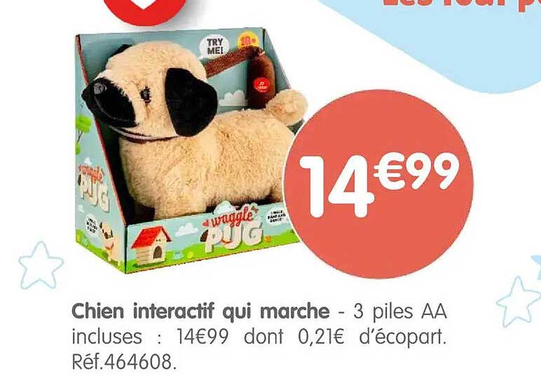 Chien interactif qui marche