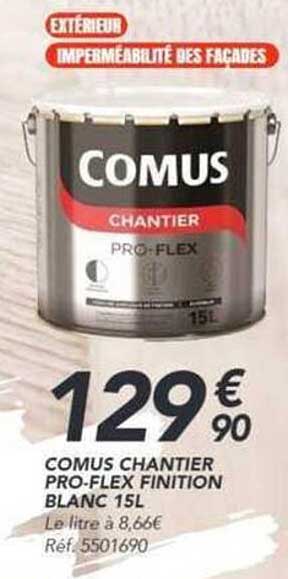 COMUS CHANTIER PRO-FLEX FINITION BLANC 15L