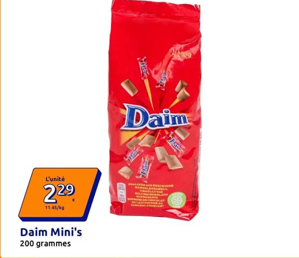 Daim Mini's 200 grammes