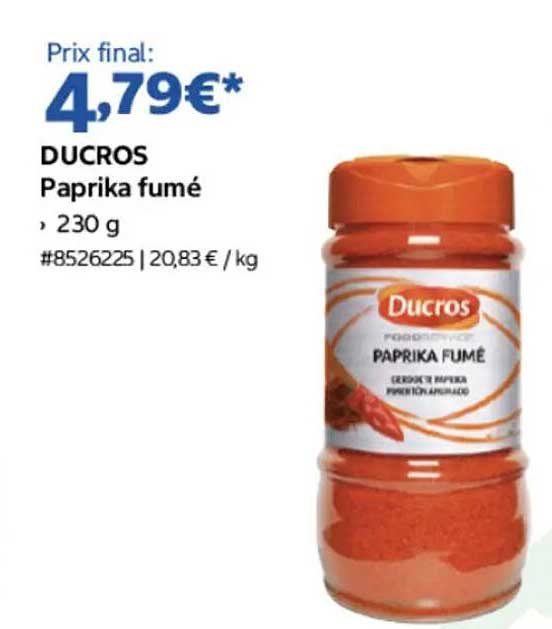 DUCROS Paprika fumé