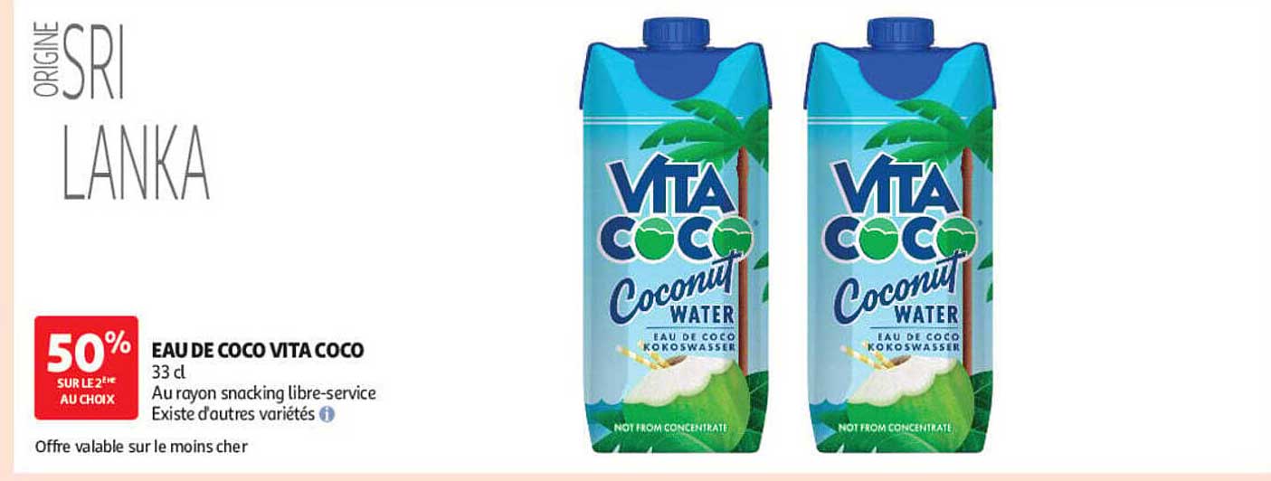 EAU DE COCO VITA COCO 33 cl