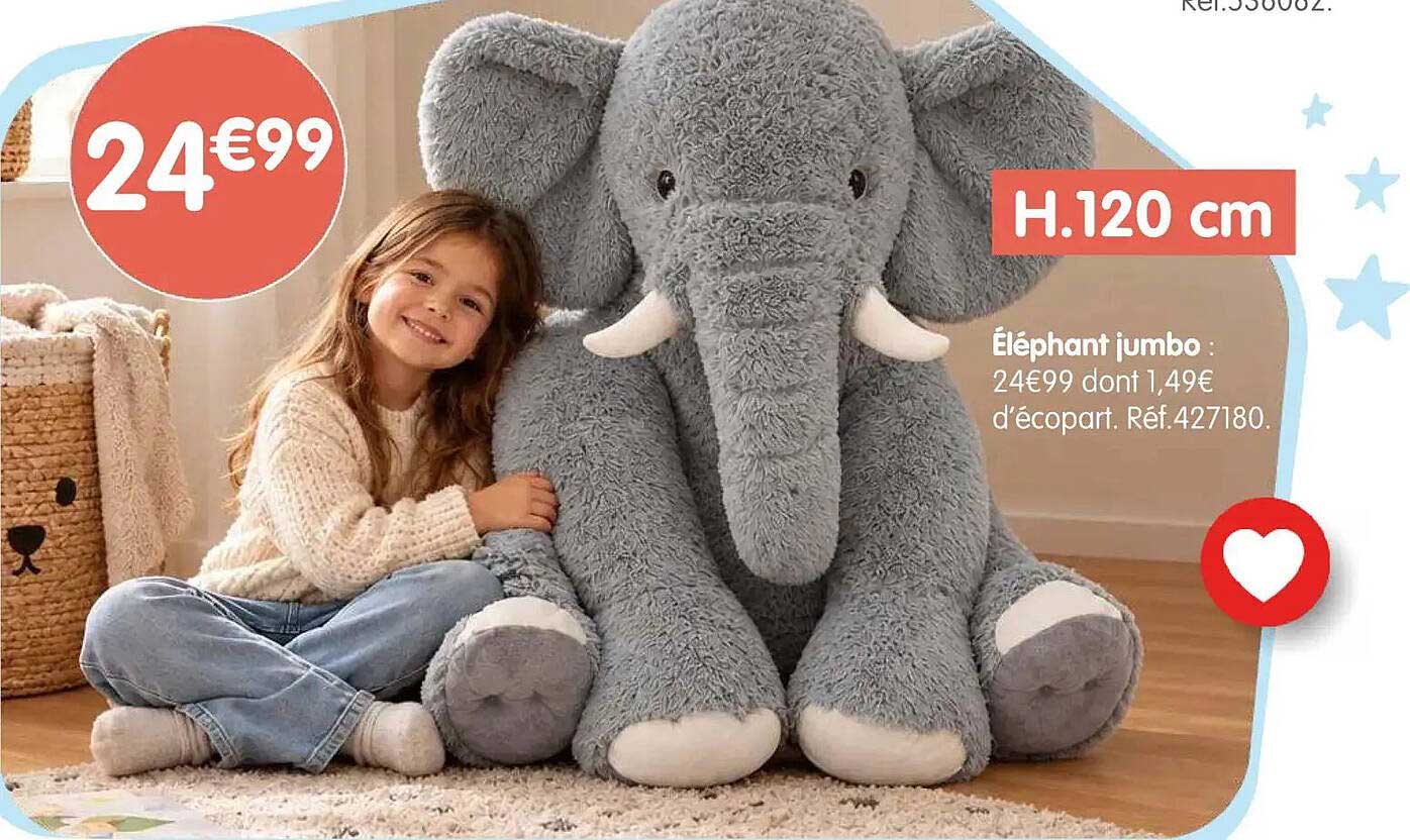 Éléphant jumbo :