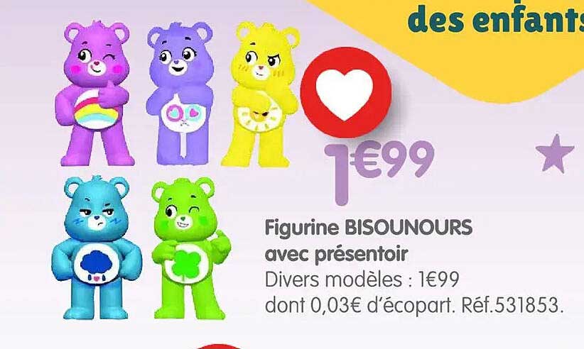 Figurine BISOUNOURS avec présentoir