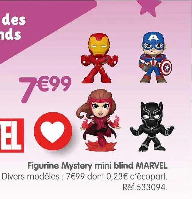 Figurine Mystery mini blind MARVEL