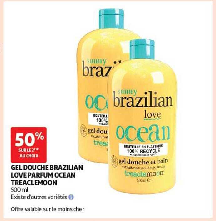 GEL DOUCHE BRAZILIAN LOVE PARFUM OCEAN TREACLEMOON