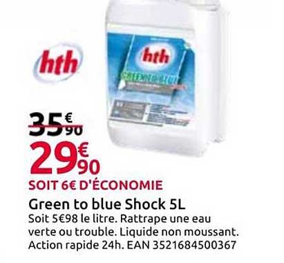 Green to blue Shock 5L