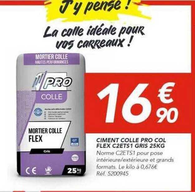 J'y pense ! La colle idéale pour vos carreaux !