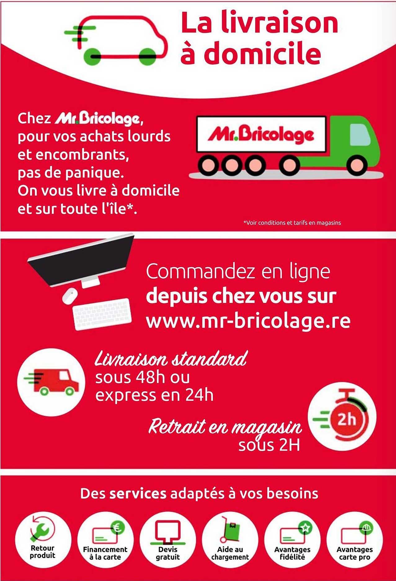 La livraison à domicile