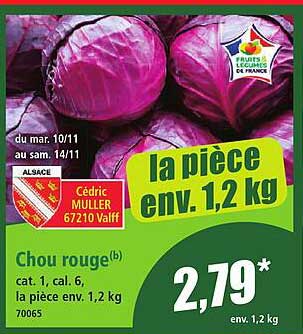 la pièce env. 1,2 kg