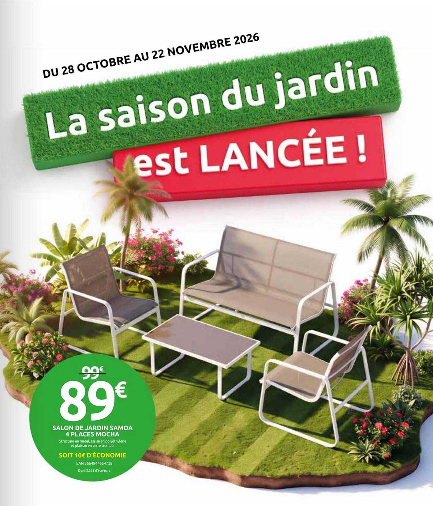 La saison du jardin est LANCÉE !