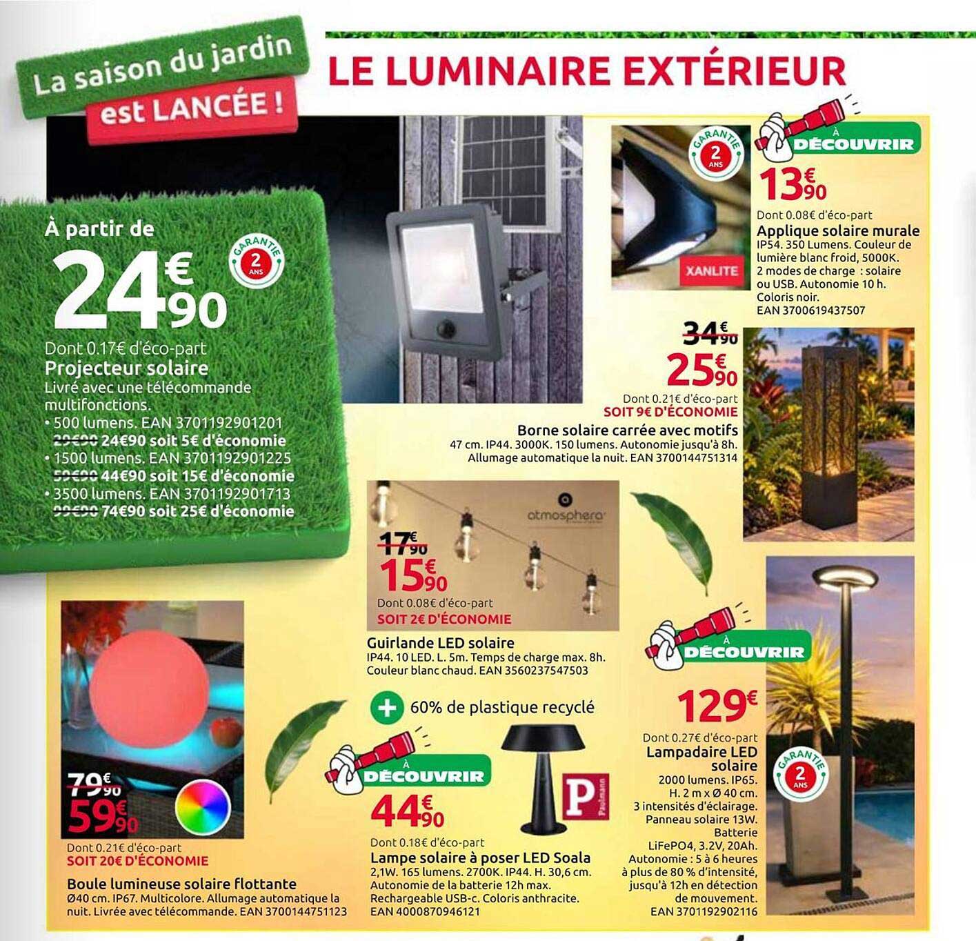 LE LUMINAIRE EXTÉRIEUR