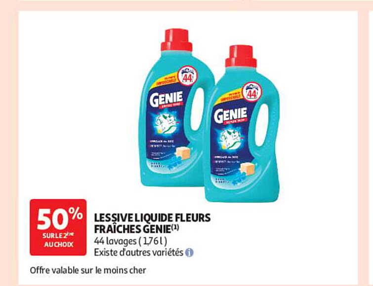 LESSIVE LIQUIDE FLEURS FRAÎCHES GENIE(1)