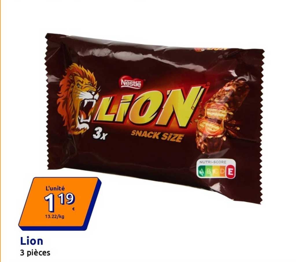 Lion 3 pièces