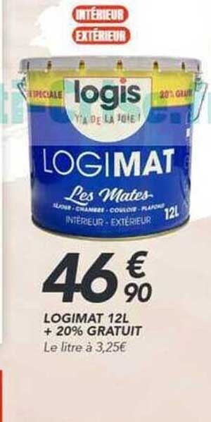 LOGIMAT 12L + 20% GRATUIT