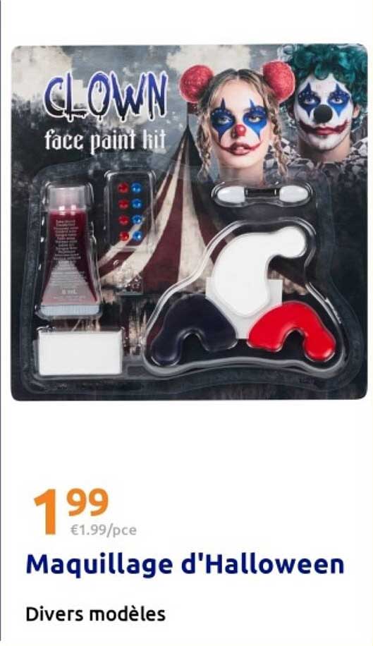 Maquillage d'Halloween