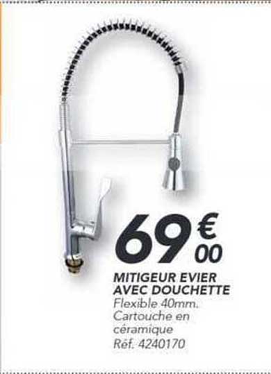 MITIGEUR EVIER AVEC DOUCHETTE
