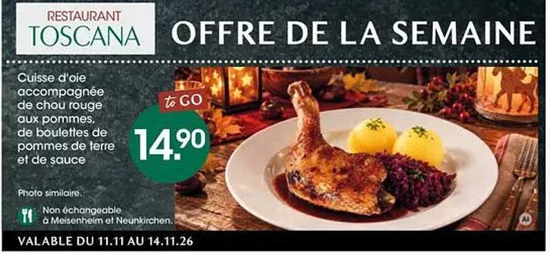 OFFRE DE LA SEMAINE