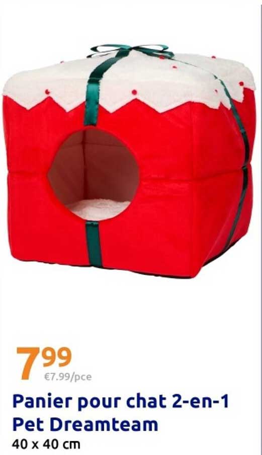 Panier pour chat 2-en-1 Pet Dreamteam