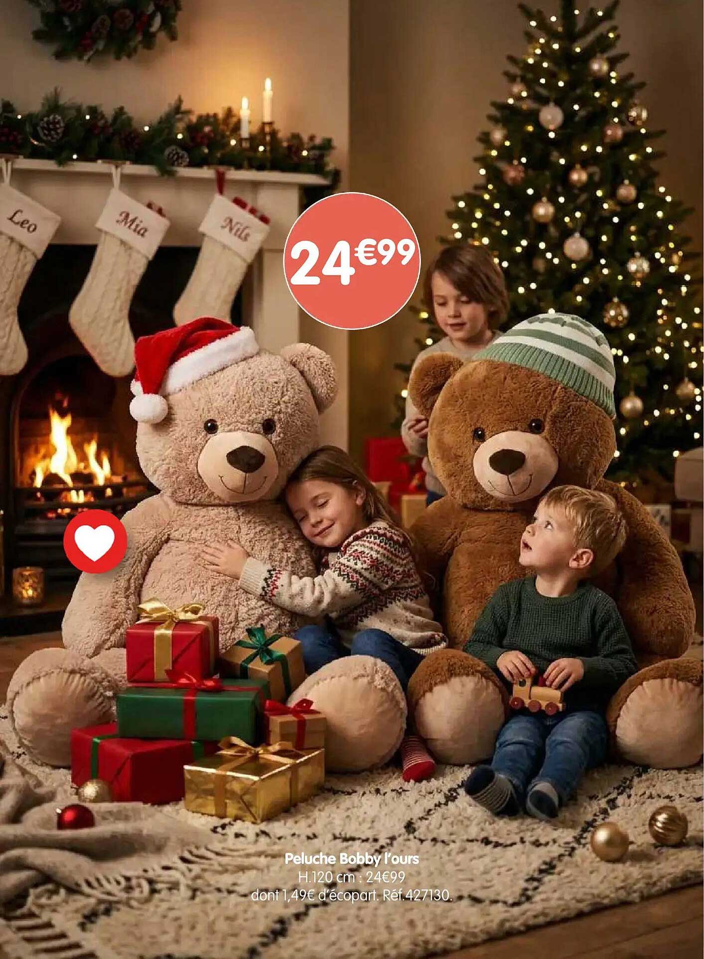 Peluche Bobby l’ours