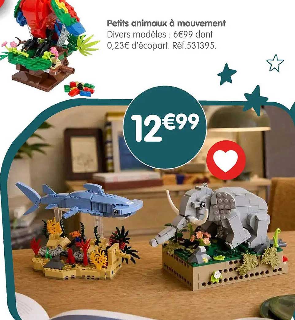 Petits animaux à mouvement