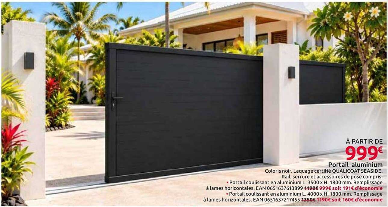 Portail aluminium