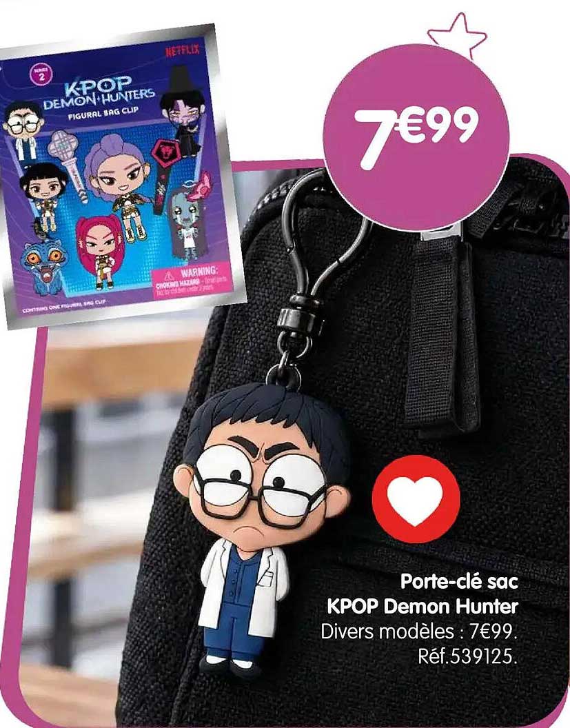 Porte-clé sac KPOP Demon Hunter