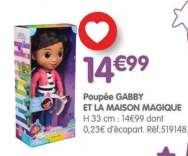 Poupée GABBY ET LA MAISON MAGIQUE