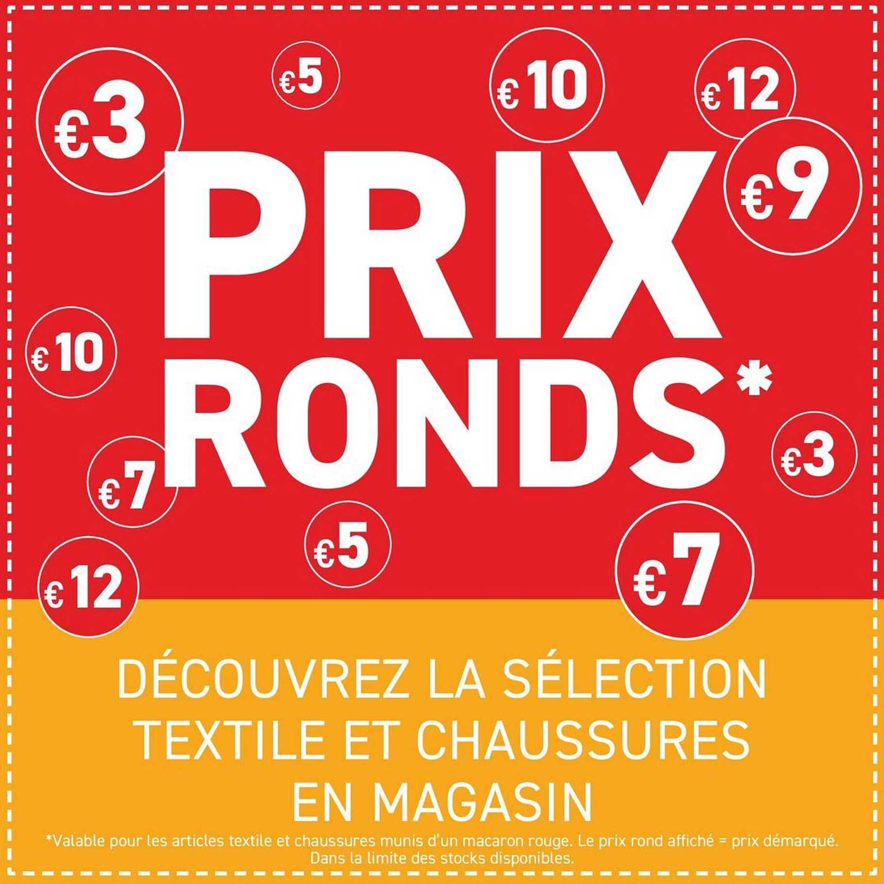 PRIX RONDS*