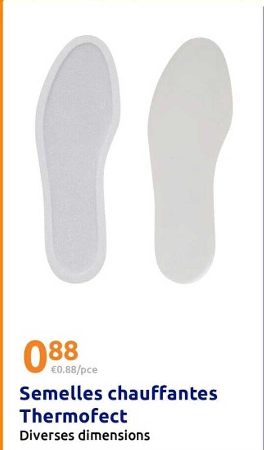 Semelles chauffantes ThermoFect