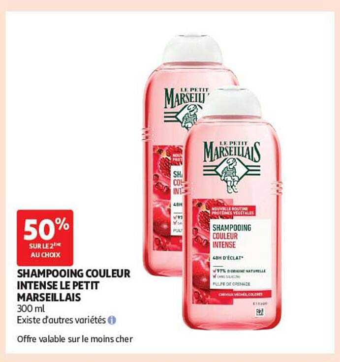 SHAMPOOING COULEUR INTENSE LE PETIT MARSEILLAIS