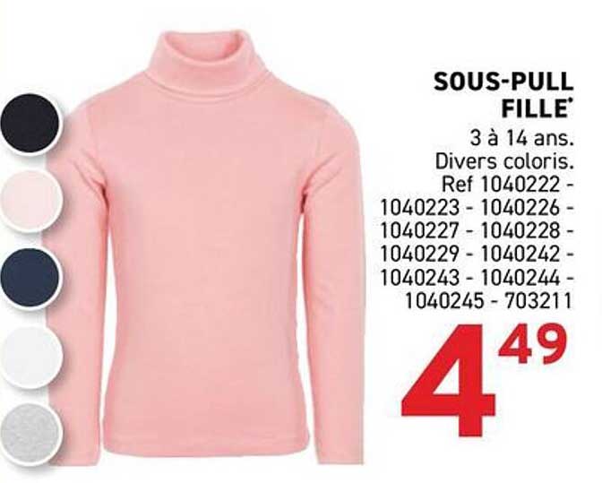 SOUS-PULL FILLE