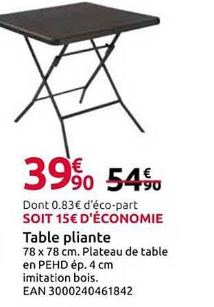 Table pliante