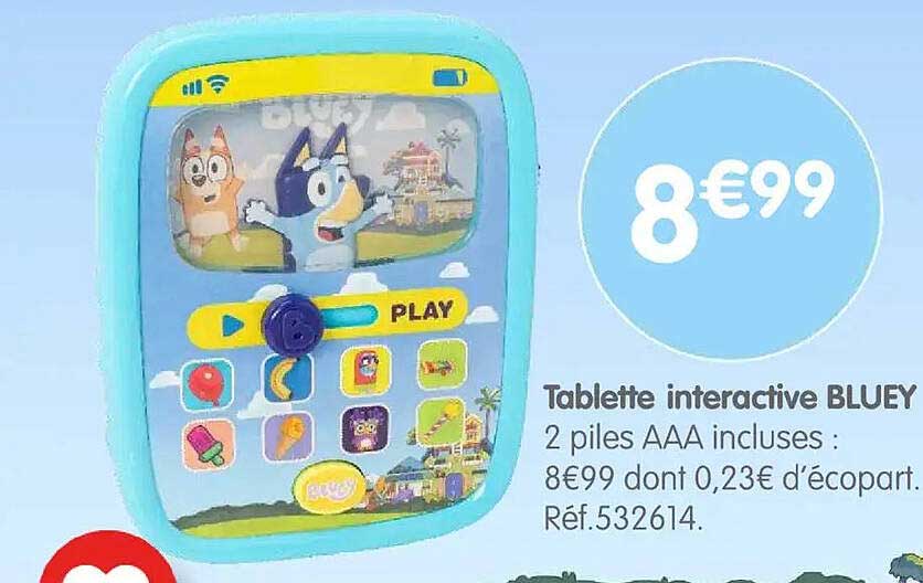 Tablette interactive BLUEY