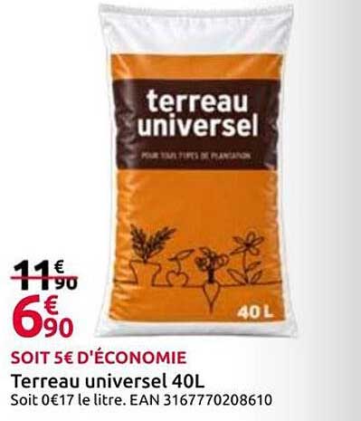 Terreau universel 40L