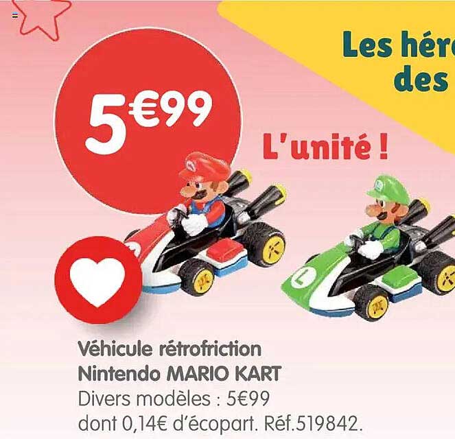 Véhicule rétrofritcion Nintendo MARIO KART