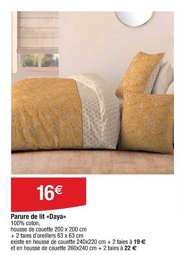 Parure de lit «Daya»