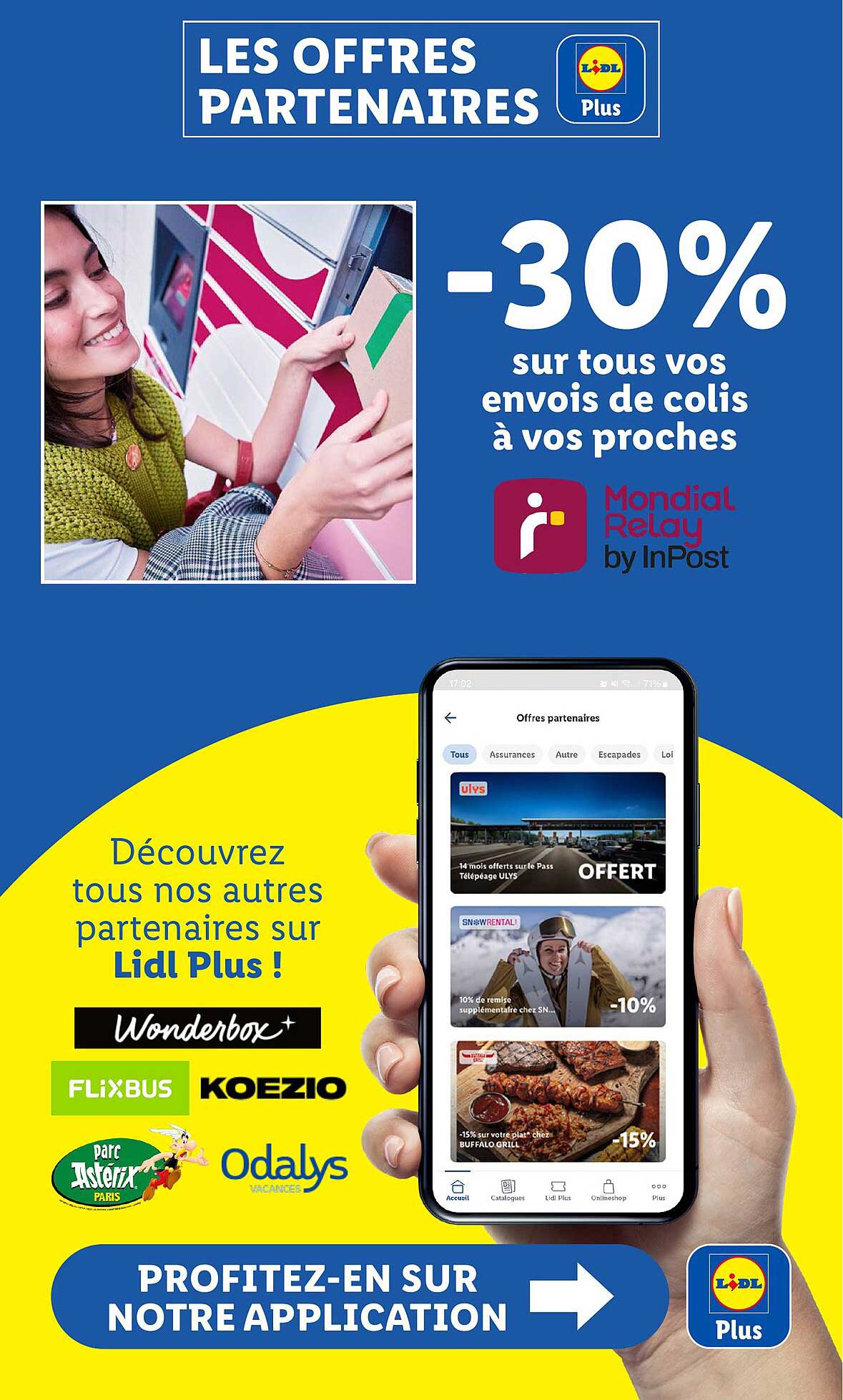 -30% sur tous vos envois de colis à vos proches