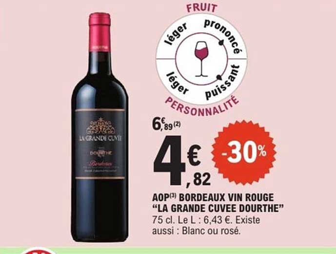 AOP Bordeaux Vin Rouge "La Grande Cuvée Dourthe"