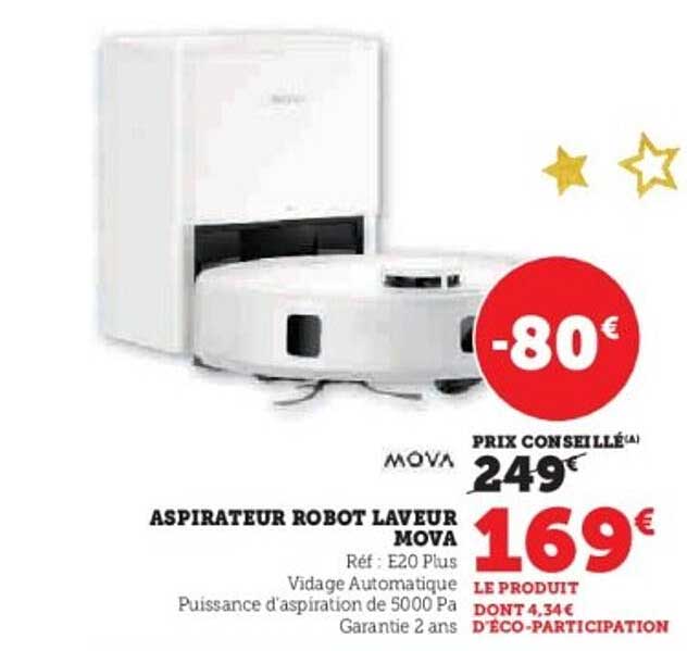 ASPIRATEUR ROBOT LAVEUR MOVA