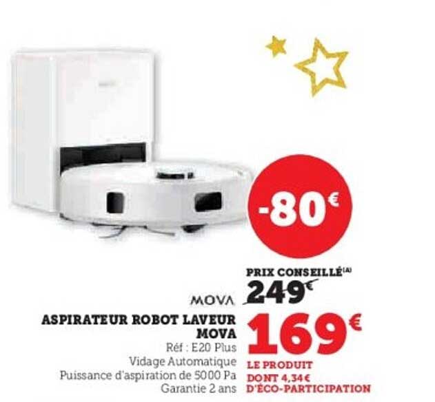 ASPIRATEUR ROBOT LAVEUR MOVA