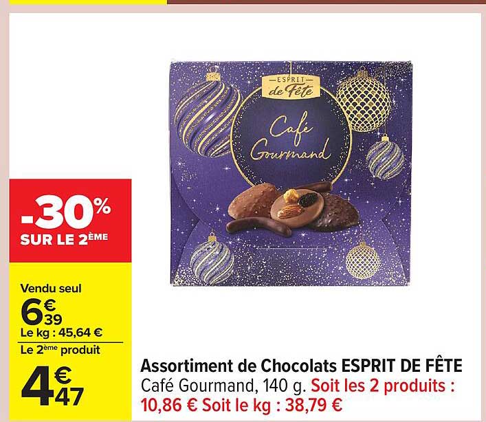 Assortiment de Chocolats ESPRIT DE FÊTE