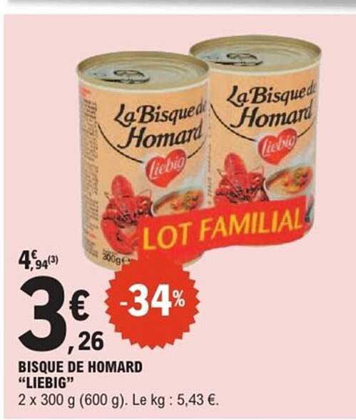 BISQUE DE HOMARD "LIEBIG"