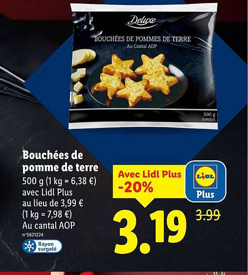 Bouchées de pomme de terre